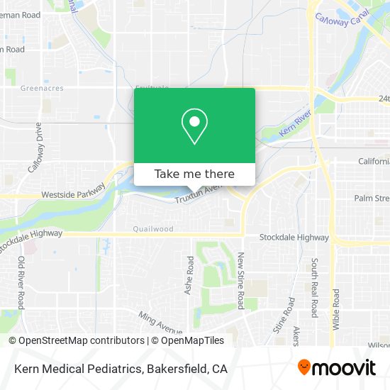 Kern Medical Pediatrics map