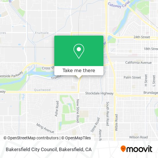 Bakersfield City Council map