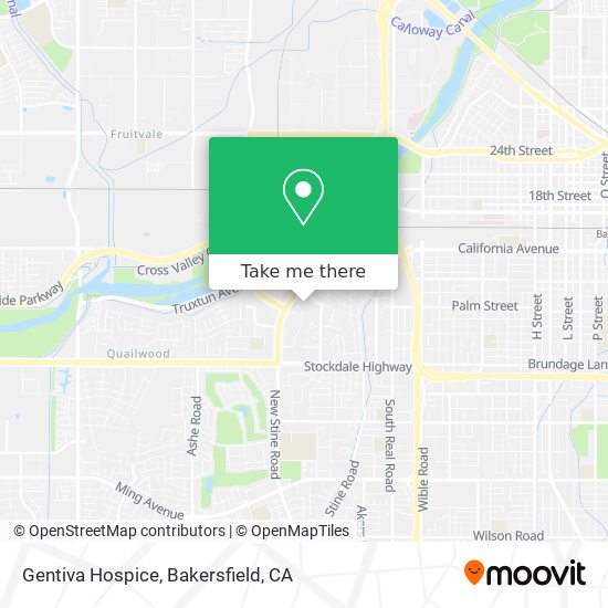 Gentiva Hospice map