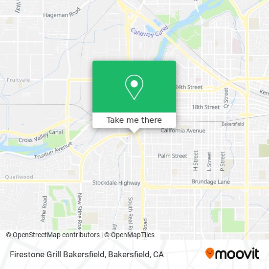 Firestone Grill Bakersfield map