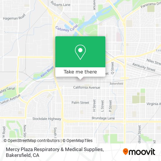 Mapa de Mercy Plaza Respiratory & Medical Supplies