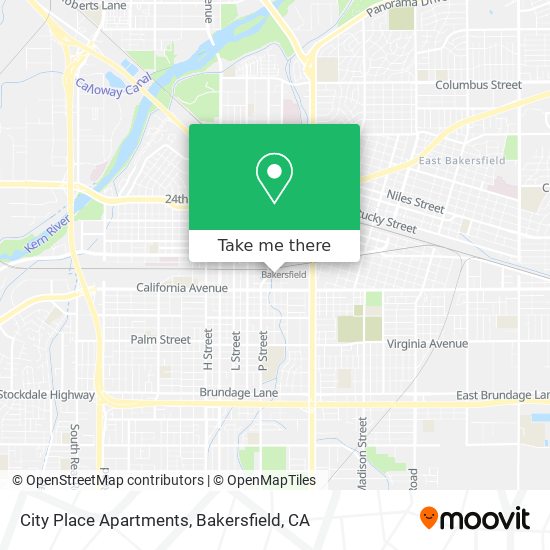 City Place Apartments map