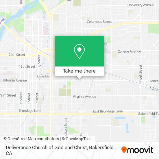 Deliverance Church of God and Christ map