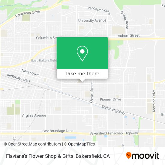 Flaviana's Flower Shop & Gifts map