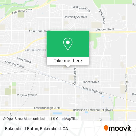 Bakersfield Battin map