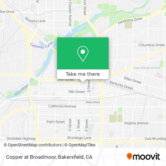 Copper at Broadmoor map