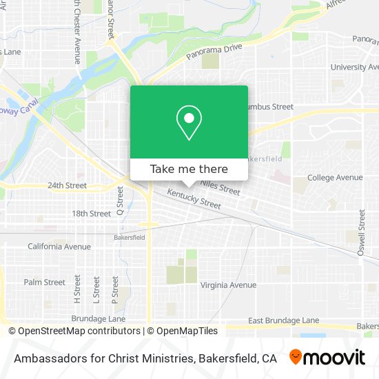 Ambassadors for Christ Ministries map