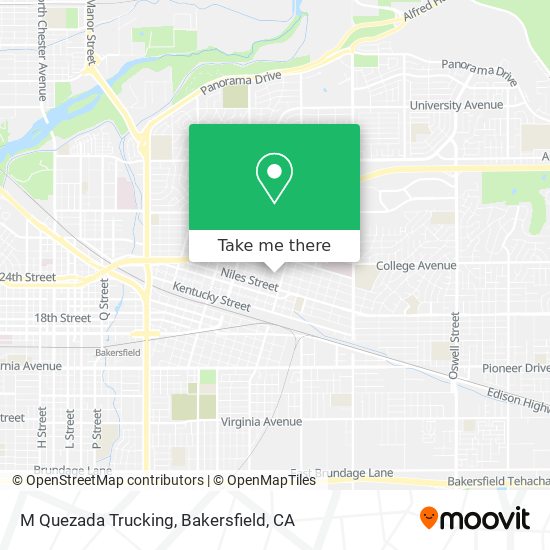 M Quezada Trucking map