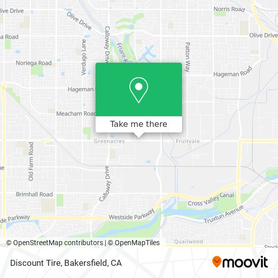 Mapa de Discount Tire