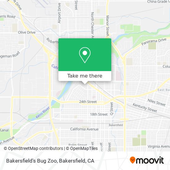 Bakersfield's Bug Zoo map