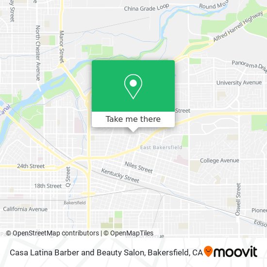 Casa Latina Barber and Beauty Salon map