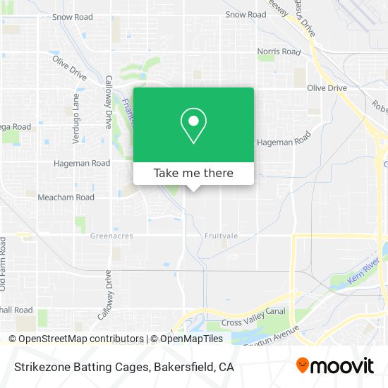 Strikezone Batting Cages map