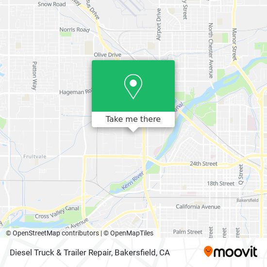 Diesel Truck & Trailer Repair map