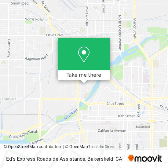 Mapa de Ed's Express Roadside Assistance