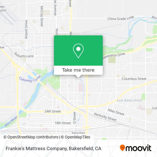 Frankie's Mattress Company map