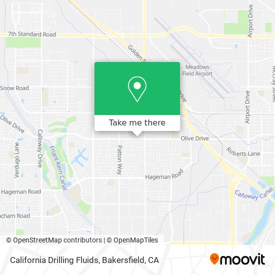 California Drilling Fluids map