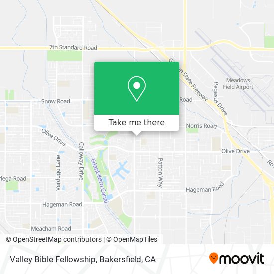 Valley Bible Fellowship map