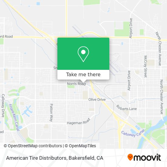 American Tire Distributors map