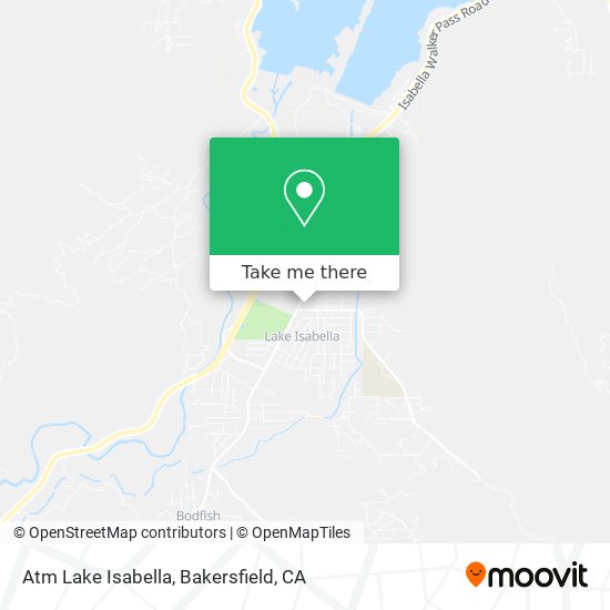 Mapa de Atm Lake Isabella