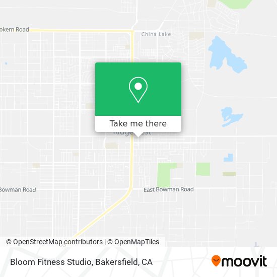 Bloom Fitness Studio map