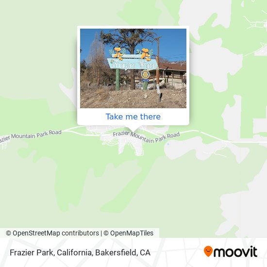 Mapa de Frazier Park, California