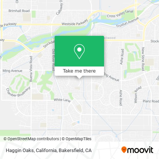 Haggin Oaks, California map