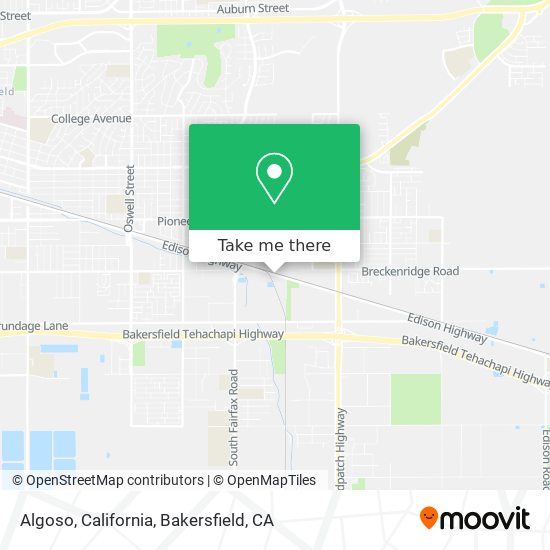 Algoso, California map