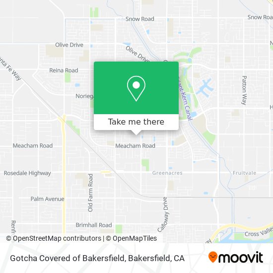 Mapa de Gotcha Covered of Bakersfield