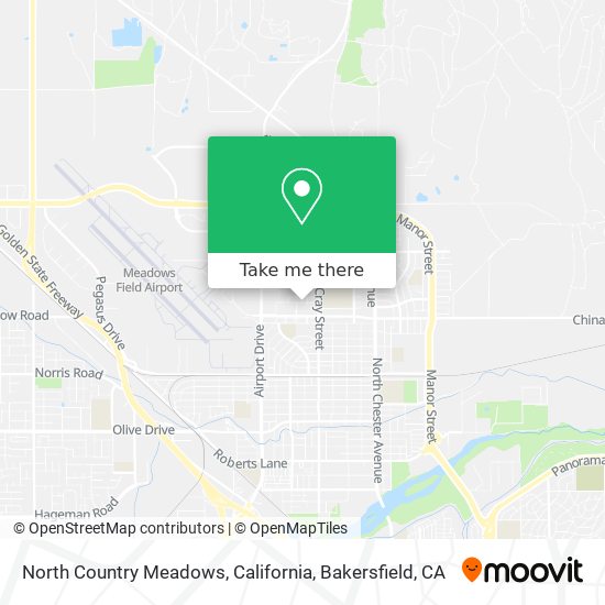 Mapa de North Country Meadows, California