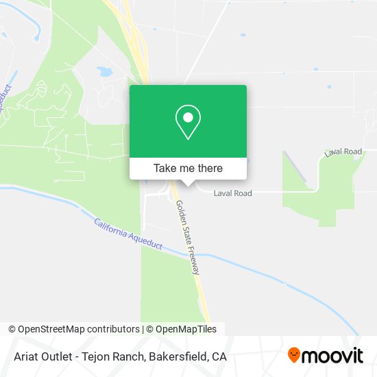 Ariat Outlet - Tejon Ranch map