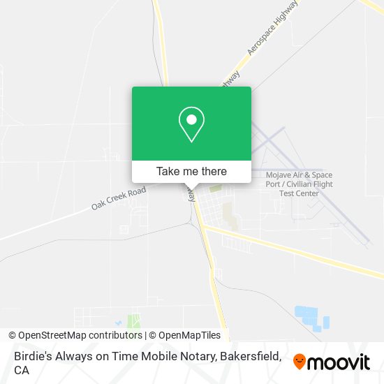 Mapa de Birdie's Always on Time Mobile Notary