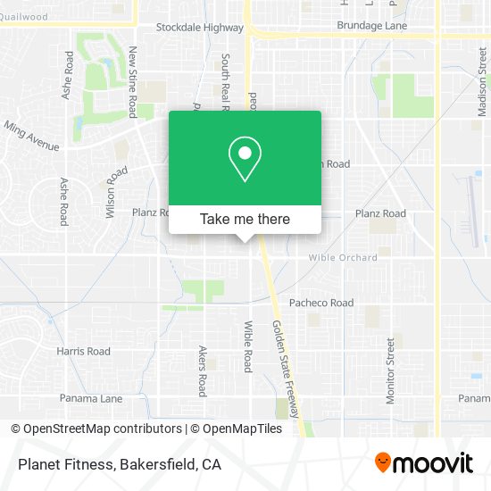 Planet Fitness map