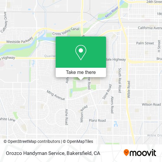 Orozco Handyman Service map