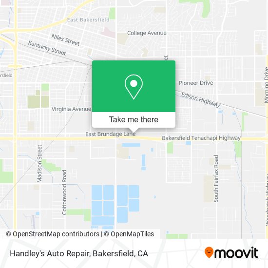 Handley's Auto Repair map