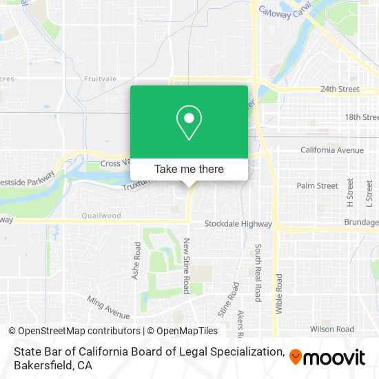 State Bar of California Board of Legal Specialization map