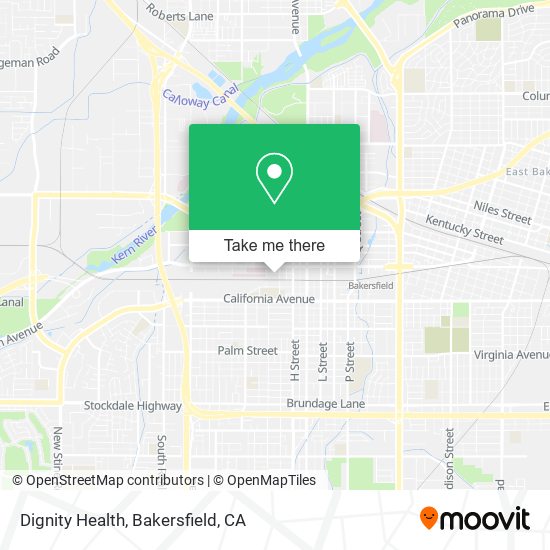 Dignity Health map