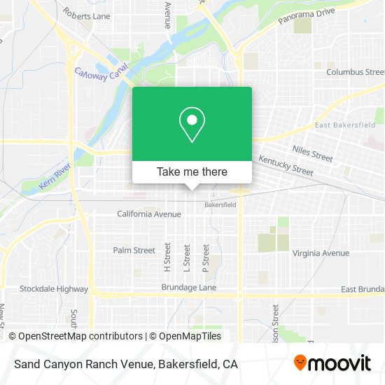 Sand Canyon Ranch Venue map
