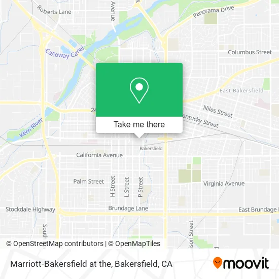 Mapa de Marriott-Bakersfield at the