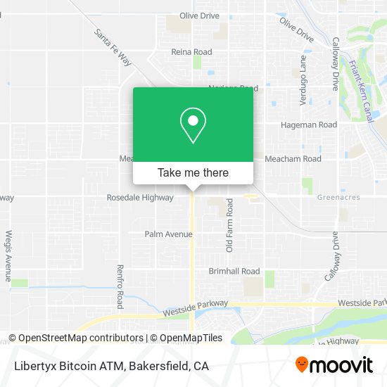 Mapa de Libertyx Bitcoin ATM