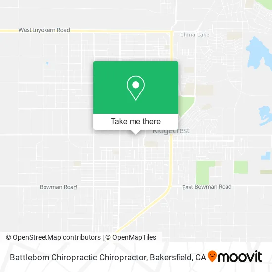 Battleborn Chiropractic Chiropractor map