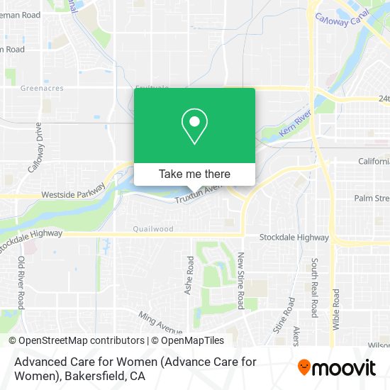 Advanced Care for Women map