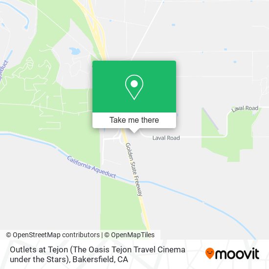 Outlets at Tejon (The Oasis Tejon Travel Cinema under the Stars) map