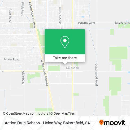 Action Drug Rehabs - Helen Way map