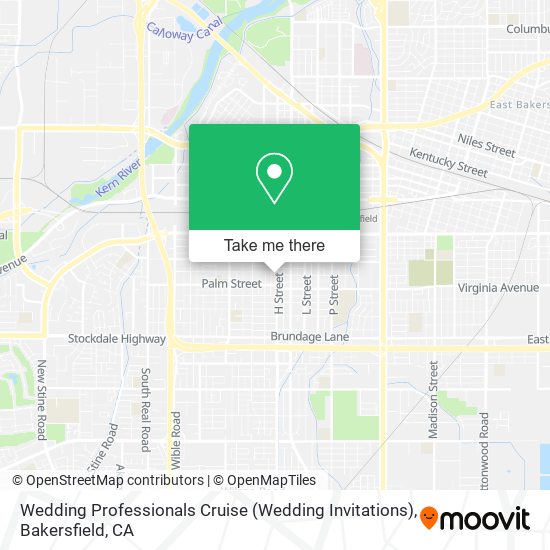 Mapa de Wedding Professionals Cruise (Wedding Invitations)