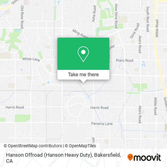Mapa de Hanson Offroad (Hanson Heavy Duty)