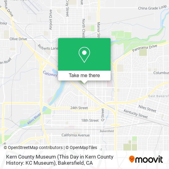 Mapa de Kern County Museum (This Day in Kern County History: KC Museum)