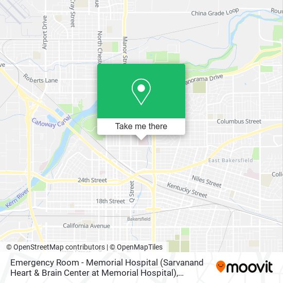 Emergency Room - Memorial Hospital (Sarvanand Heart & Brain Center at Memorial Hospital) map