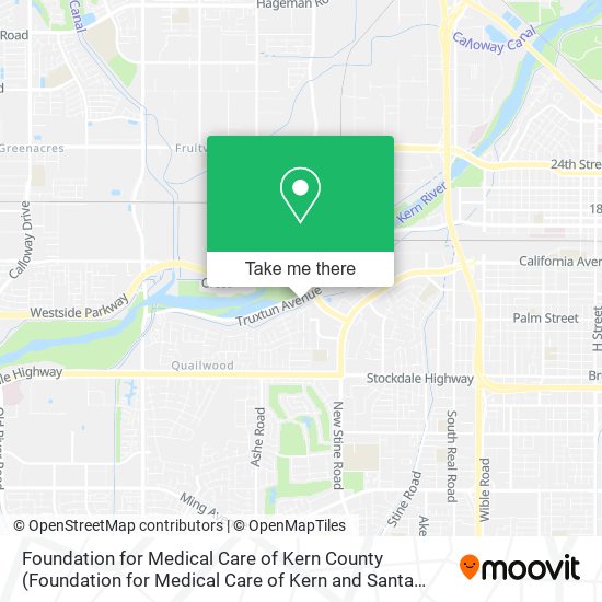 Foundation for Medical Care of Kern County map