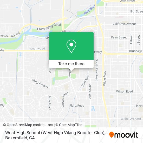 West High School (West High Viking Booster Club) map