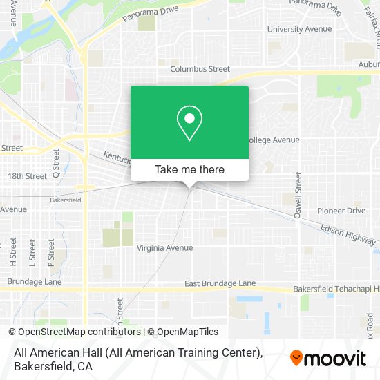 All American Hall (All American Training Center) map